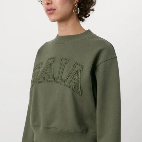 GAP x Cult Gaia Cropped Sweatshirt - Picture 3 of 7